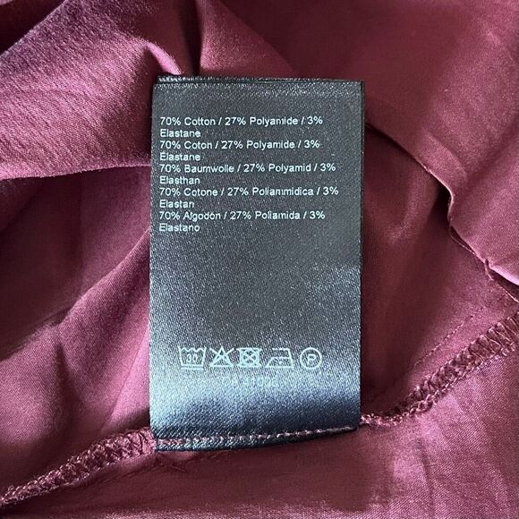 JUST Female Vadin Asymmetric Minimalist Top Small Sustainable Feminine Capsule - Picture 10 of 11